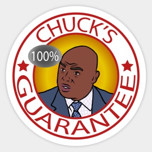 Chuck's Guarantee Sticker